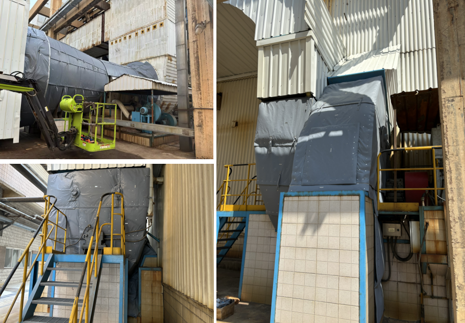 青岛热电风机降噪夹克项目